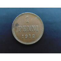 Россия для Финляндии 1 пенни 1909 г.