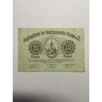 20 геллеров (нотгельды) Австрия.-0912