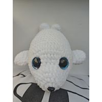 "Белек" Игрушка плюшевая мягка амигуруми тюлень ручная работа handmade