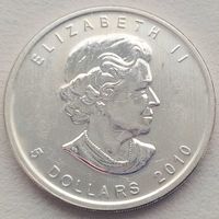1oz Серебро, Канада 2010г.