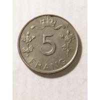 Люксембург 5 франков 1949