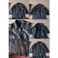 - КУРТКА-ПОЛЬТО Женское Натуральная мягкая кожа 48-50 р-р б/у