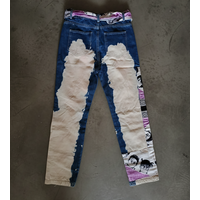 Кастомные джинсы анимэ, размер М