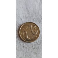 Кипр 2 цент 1990