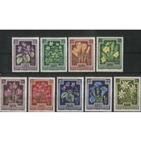 9 марок из серии 1948г. Австрия "Восстановление промышленности" MNH