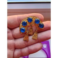 Брошь ссср кокошник