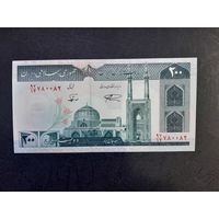 200 риалов 1985 года. Иран. UNC