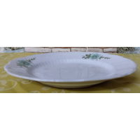 Тарелка десертная-1 эпохи СССР. Коростеньский фарфоровый завод (Коростень), 1960-1991 гг