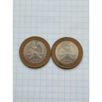 10 рублей 2005 ММД , СПМД , 60 лет Победы , 2 монеты .