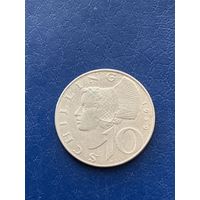 Австрия 10 шиллингов 1959 Серебро
