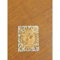 1889 Россия Великое княжество Финляндское зуб 12 1/2  шведское гашение Стокгольм редкость герб (2-3)