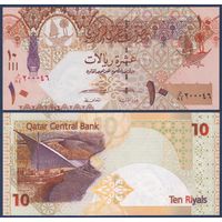 Катар, 10 риалов 2008 г., P-30(2), UNC
