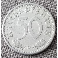 50 рейхспфеннигов 1939 D