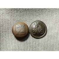 Пуговицы Люблинская губерния 1845-66 и А2 придворное ведомство