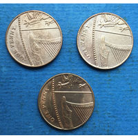 Великобритания 1 пенни 2008, 2009, 2012