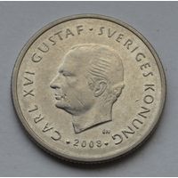 Швеция, 1 крона 2008 г.