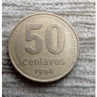Werty71 Аргентина 50 сентаво 1994