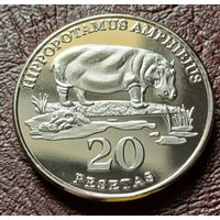 Западная Сахара 20 песет, 2020    ( 2-8-3 )