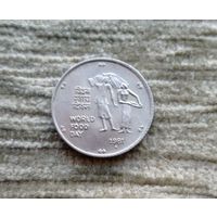 Werty71 Индия 25 пайс 1981 ФАО Блеск