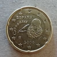 Испания 20 евроцентов 2006год, KM# 1044