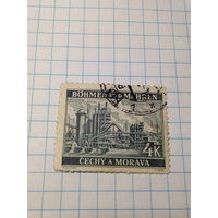 Марка Богемия 1939 год