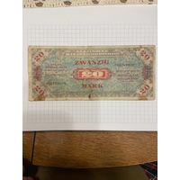 Германия 20 марок 1944 г союзная оккупация-1101