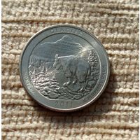 Werty71 США 1 квотер 25 центов 2011 ПАРК ГЛЕЙШЕР D Монтана