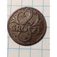 2 гроша Польша 1930 год