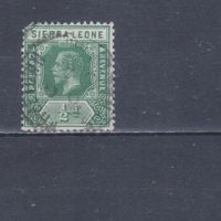 [1731] Британские колонии. Сьерра Леоне 1912. Георг V. 0,5d. Гашеная марка.