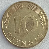 Германия 10 пфеннигов 1993 г. G