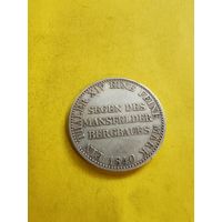 1 талер 1840 года. огонёк монетка (Надпись на реверсе). СМОТРИТЕ ДР. МОИ ЛОТЫ.