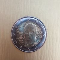 Монако 2 евро 2025г.