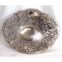 Фруктовница Конфетница 30 х 27 Серебрение 03