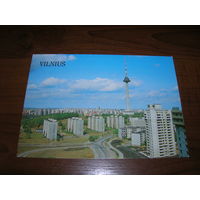 Вильнюс Литва Новостройки Телебашня 1990 год чистая