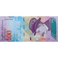 Werty71 Венесуэла 100 боливаров 2018 UNC банкнота