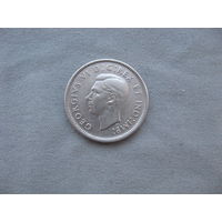 Канада 25 центов 1942 год  Георг VI от 1 рубля без минимальной цены