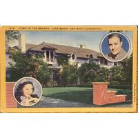 США Америка 1940s Home of the Bennys Jack Benny and Mary Livings США Америка чистая