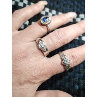 Кольцо серебро