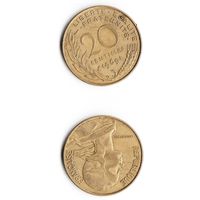20 сантимов Франция 1969 год