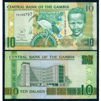 Гамбия 10 даласи 2013 год, UNC