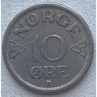 Норвегия 10 эре 1953 г.
