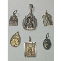 Иконки и образки серебро 925 пробы , 21.5 грамм