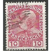 Австрия. Кайзер Франц Иосиф. 1908г. Mi#144.