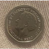 Монета 5 долларов 2022 год. Ямайка