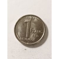 Бельгия 1 франк 1994