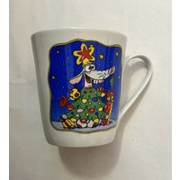 Кружка 300 мл  фарфоровая "НОВЫЙ ГОД"  ДФЗ