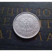 1 злотый 1982 Польша #01 XF