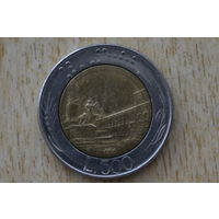 Италия 500 лир 1986