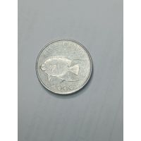Бермудские острова 5 центов  2000  года .