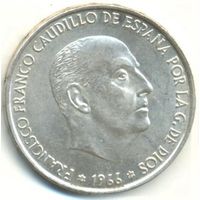 Испания. 100 песет 1966 г.